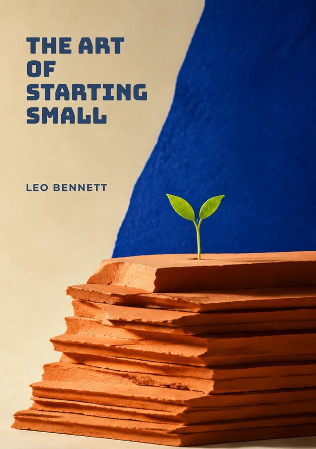 The Art of Starting Small, premade Nonfiction book cover