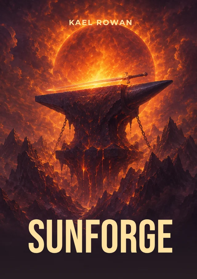 Sunforge, premade Fantasy book cover