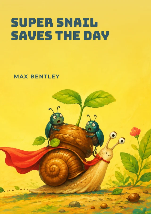 Super Snail Saves the Day, premade Children's Books book cover