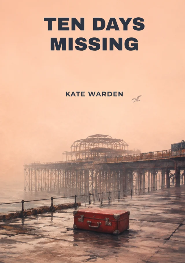 Ten Days Missing, premade Crime & thriller book cover