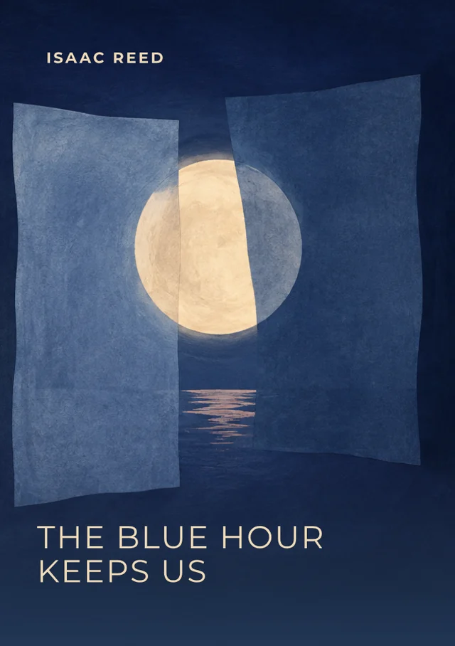 The Blue Hour Keeps Us, premade Poetry & Personal Writing book cover
