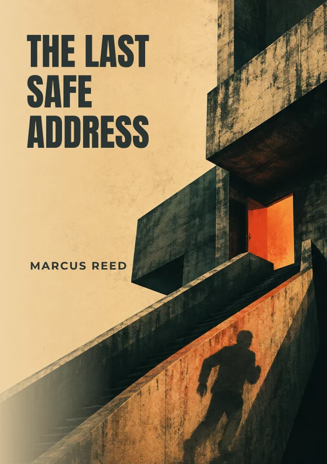 The Last Safe Address, premade Thriller book cover