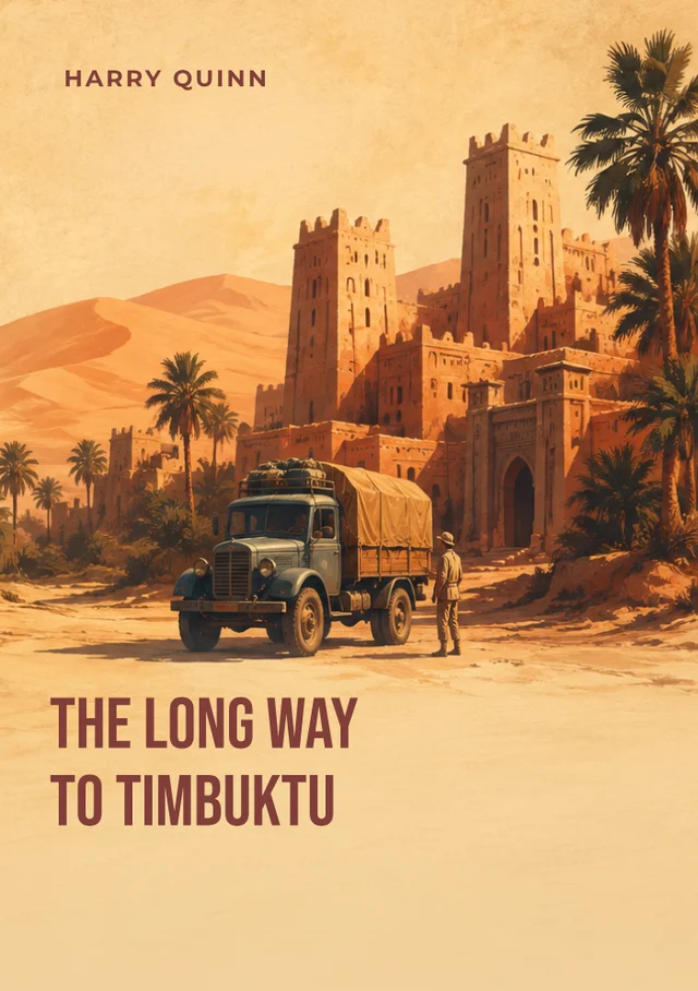 The Long Way to Timbuktu, premade Adventure book cover
