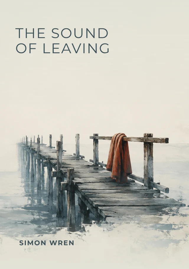 The Sound of Leaving, premade Literary Fiction book cover