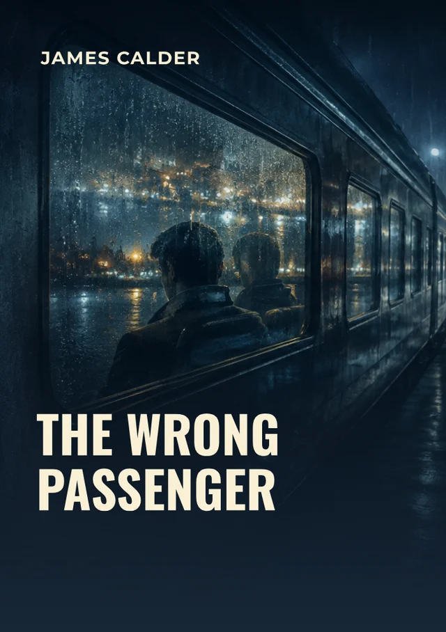 The Wrong Passenger, premade Thriller book cover