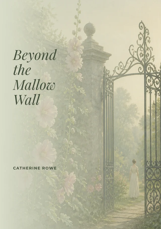 Beyond the Mallow Wall, premade Historical fiction book cover