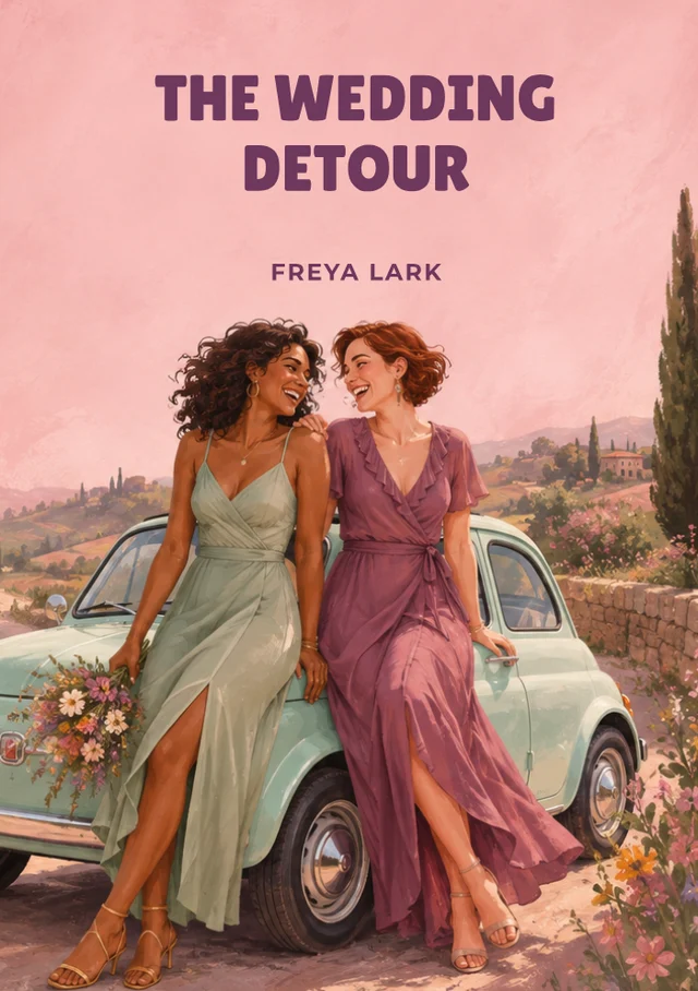 The Wedding Detour, premade Romance book cover