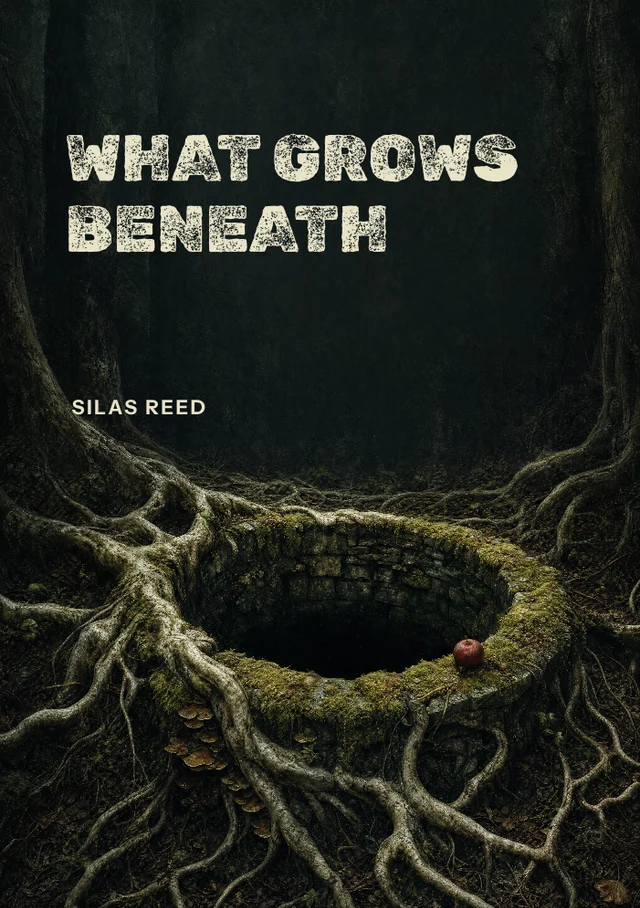 What Grows Beneath, premade Folk horror book cover