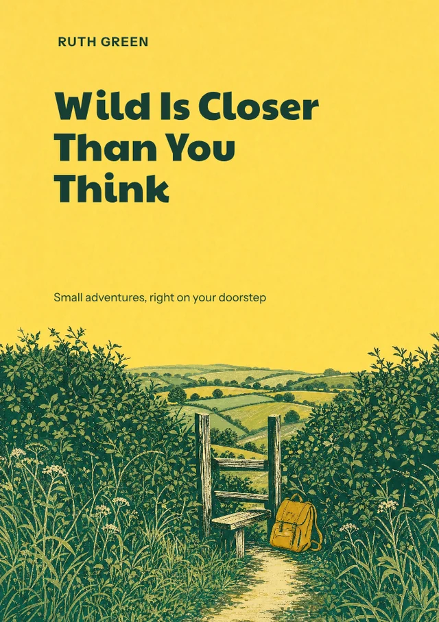 Wild Is Closer Than You Think, premade Nonfiction · Everyday outdoor adventure book cover