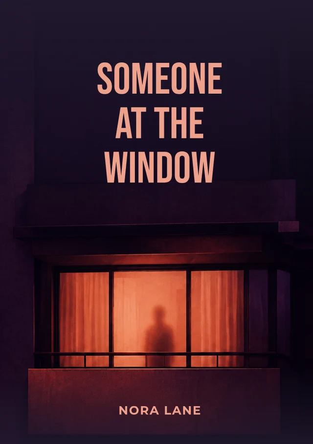 Someone at the Window, premade Crime & psychological suspense book cover