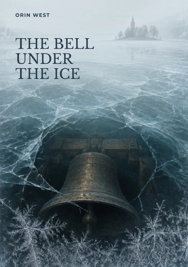 The Bell Under the Ice, premade Horror book cover