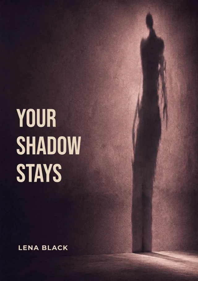 Your Shadow Stays, premade Horror book cover