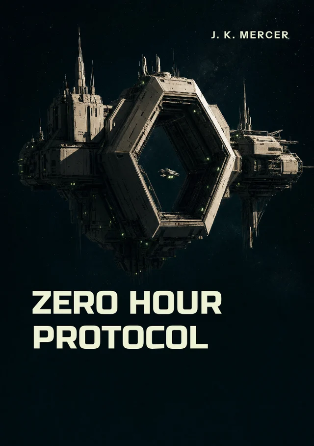 Zero Hour Protocol, premade Military science fiction book cover