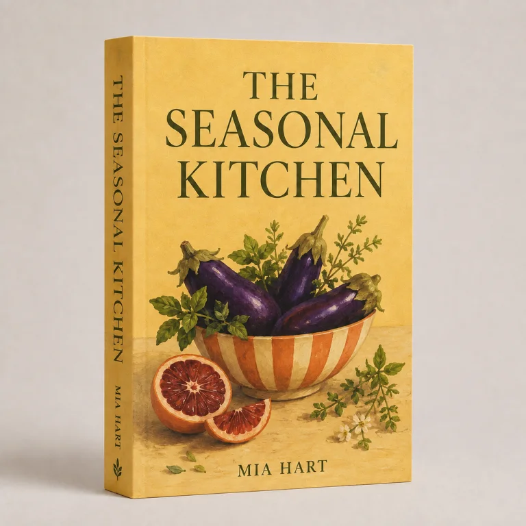 The Seasonal Kitchen, an example paperback cover
