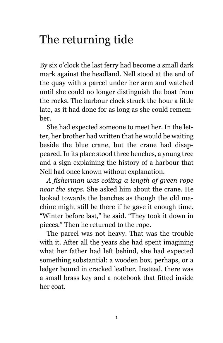 B-format chapter opening with Georgia text