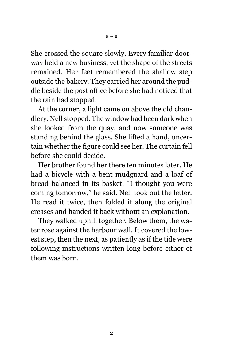 B-format reading page with an automatic page number